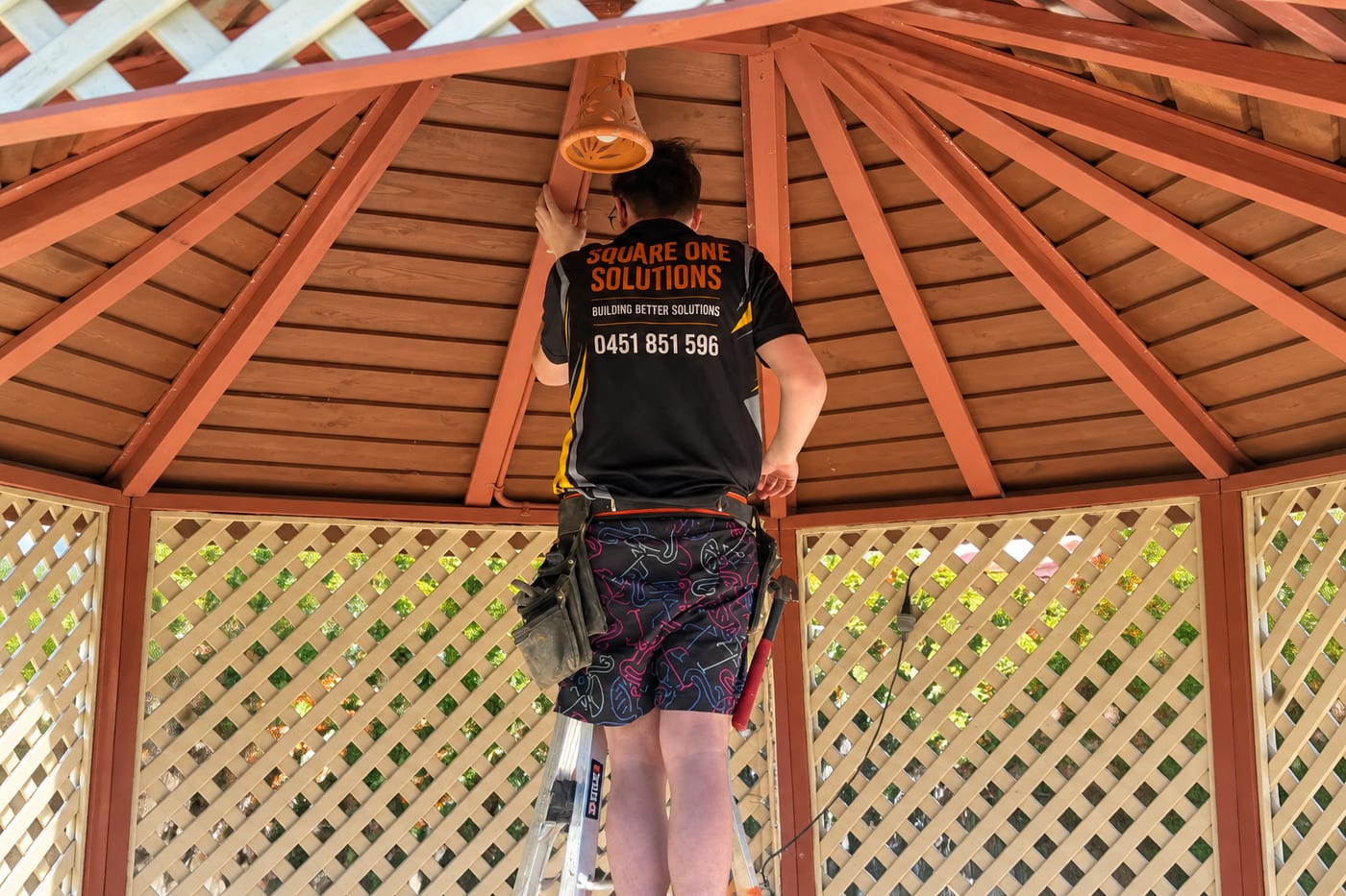 Timber gazebo maintenance