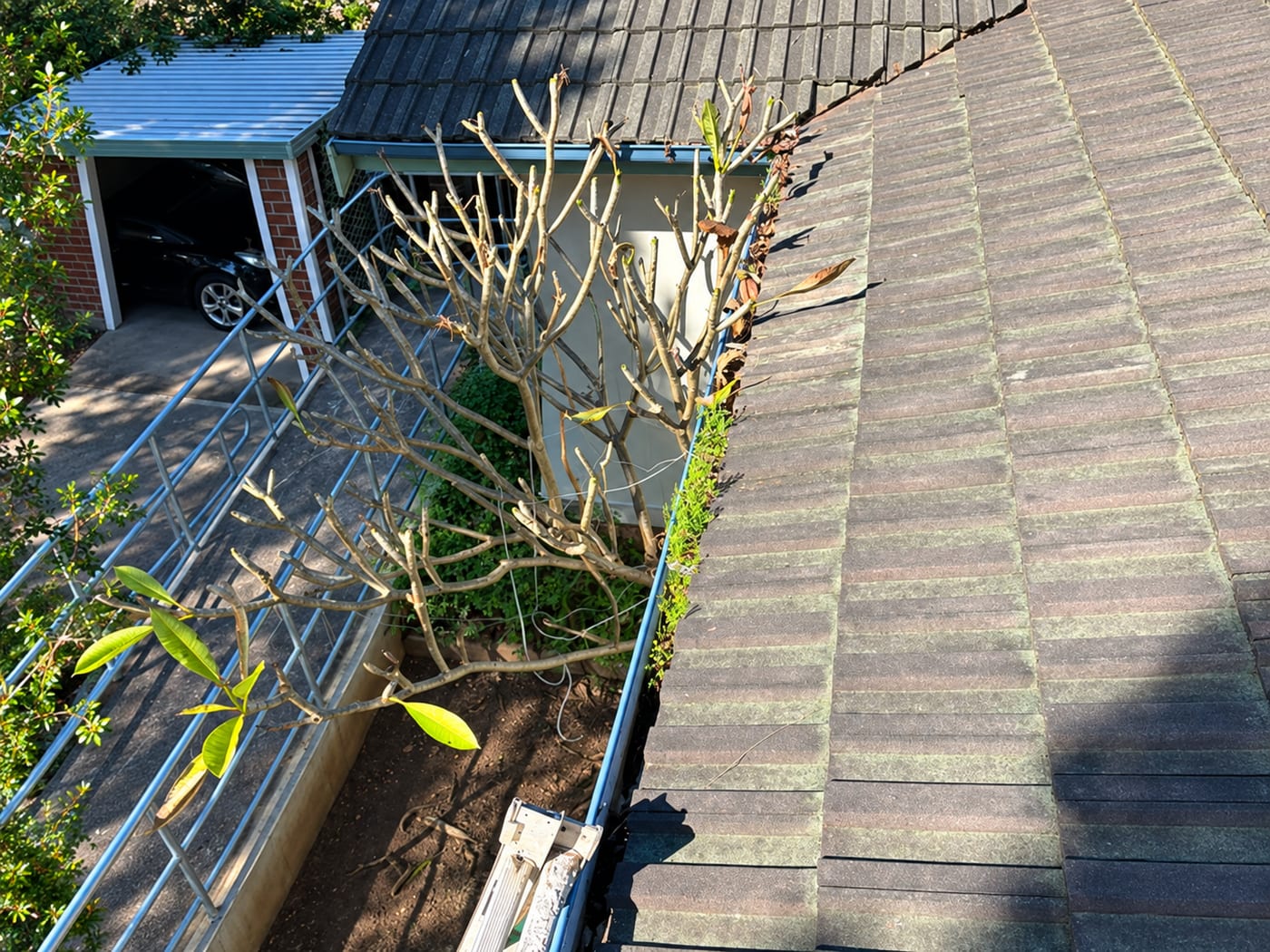 Residential gutter maintenance
